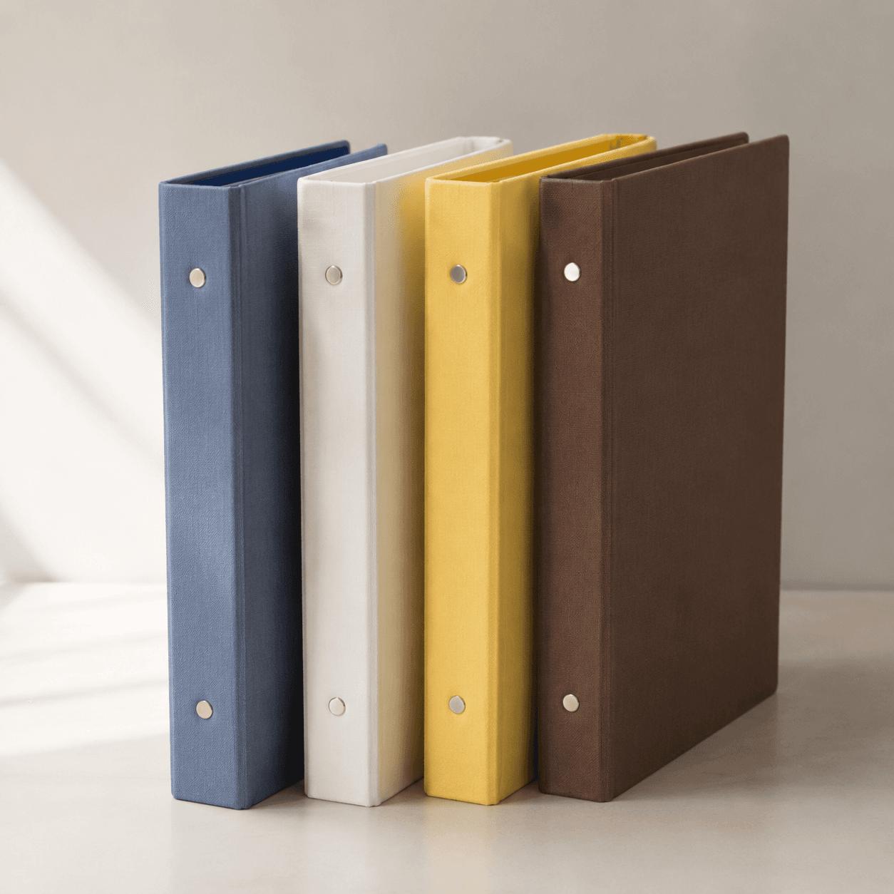 Slim Binder Pair — household paperwork organiser