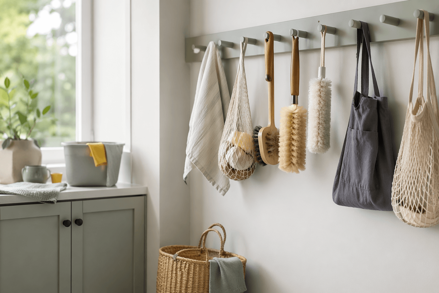 Kgmph storage in use in a home laundry room